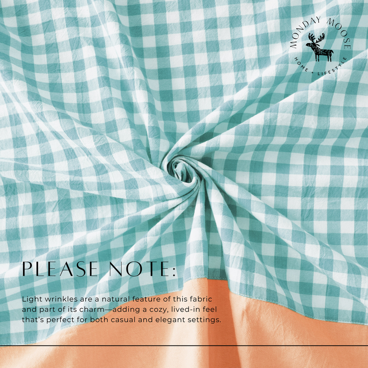 Guaria Tablecloth (Teal/Orange)