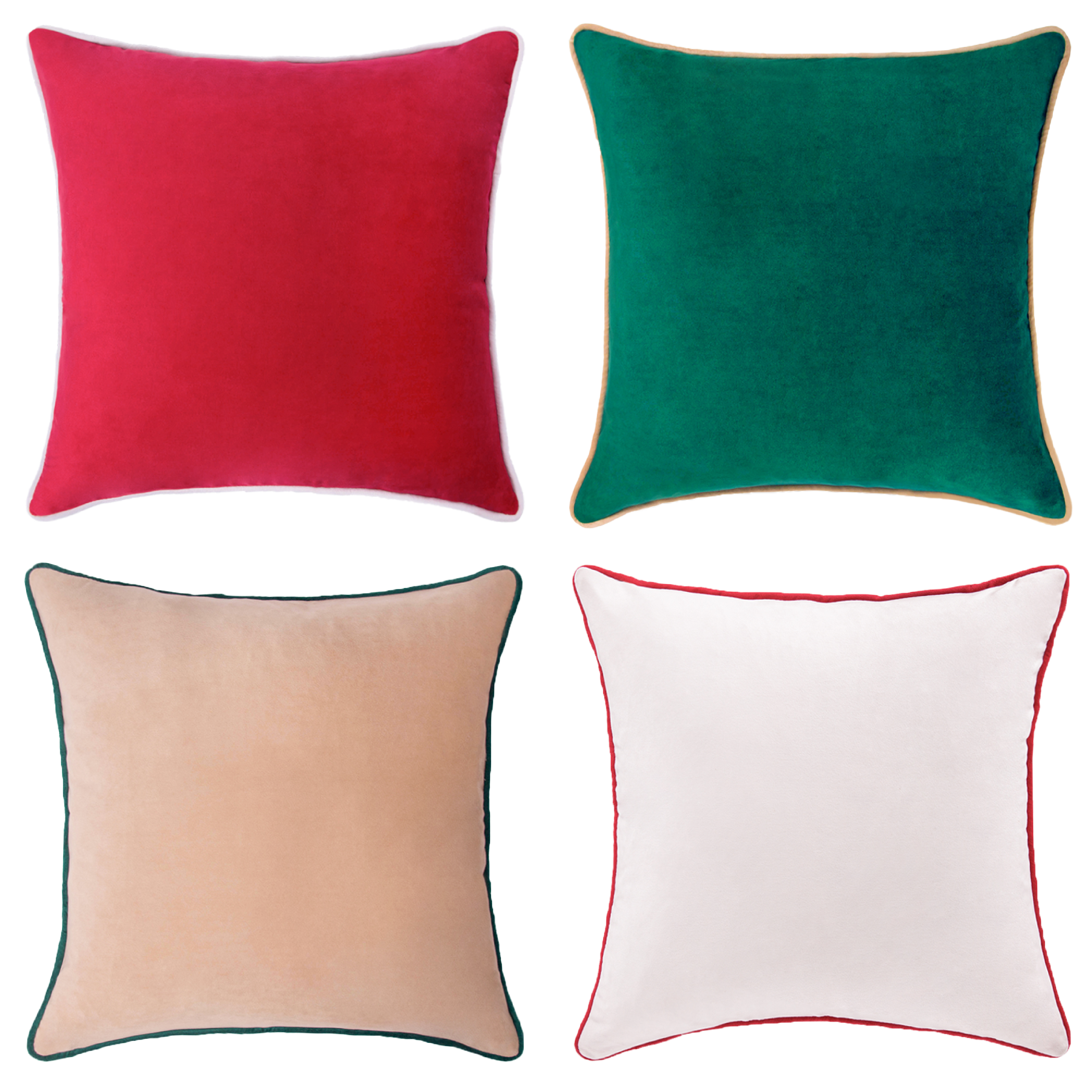 Monteverde Pillows (4-Pack) - Orange/Green