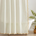 Anemona Shower Curtain (Mustard/Cream)