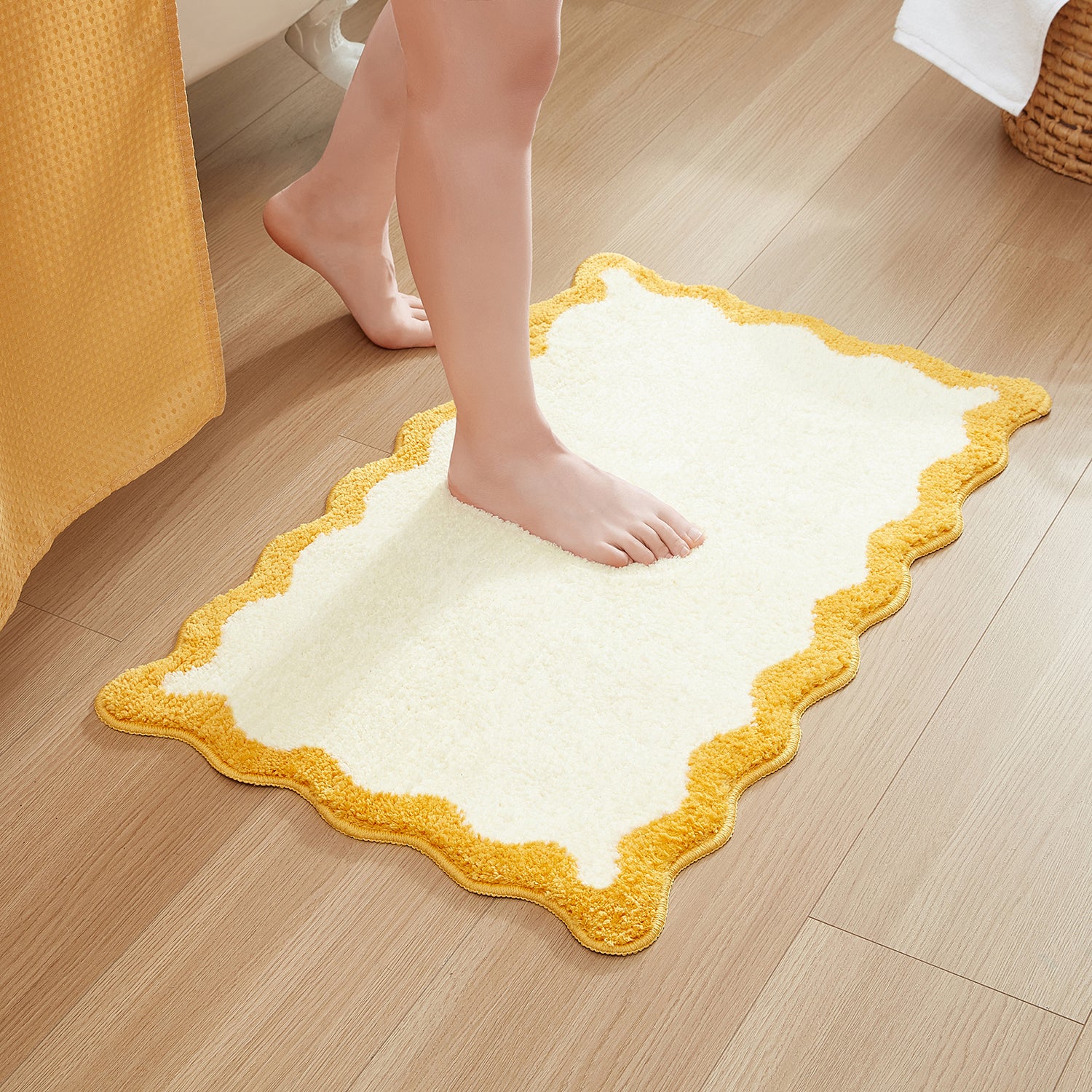 Yellow Small Mat Nereida Bath Mat - Yellow | Monday Moose