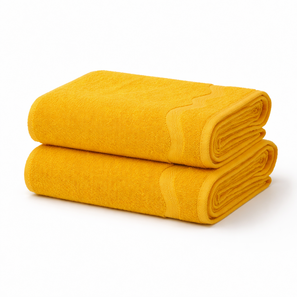 scalloped embossed cotton hand towel