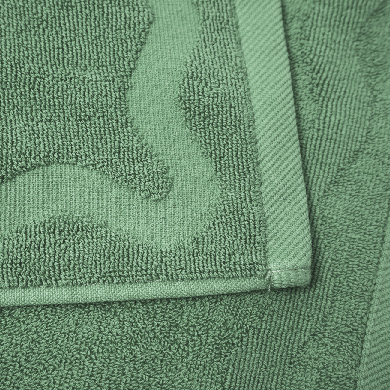 scalloped embossed cotton hand towel
