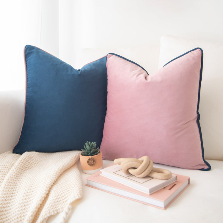 Monteverde Pillow Covers (2-Pack) - Pink/Blue