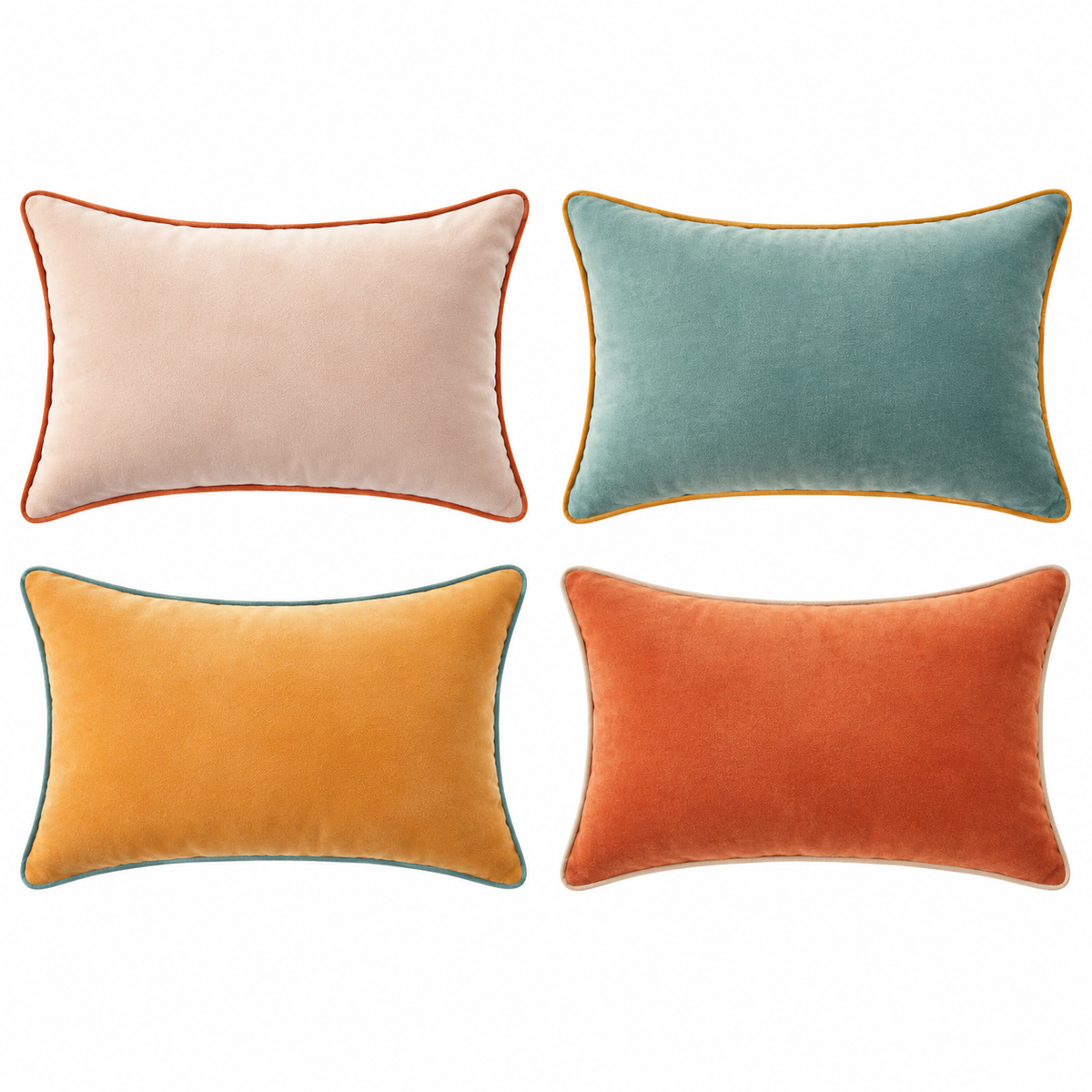 velvet decorative throw pillow covers