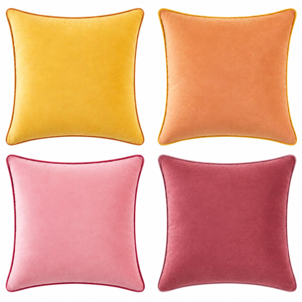 velvet decorative throw pillow covers