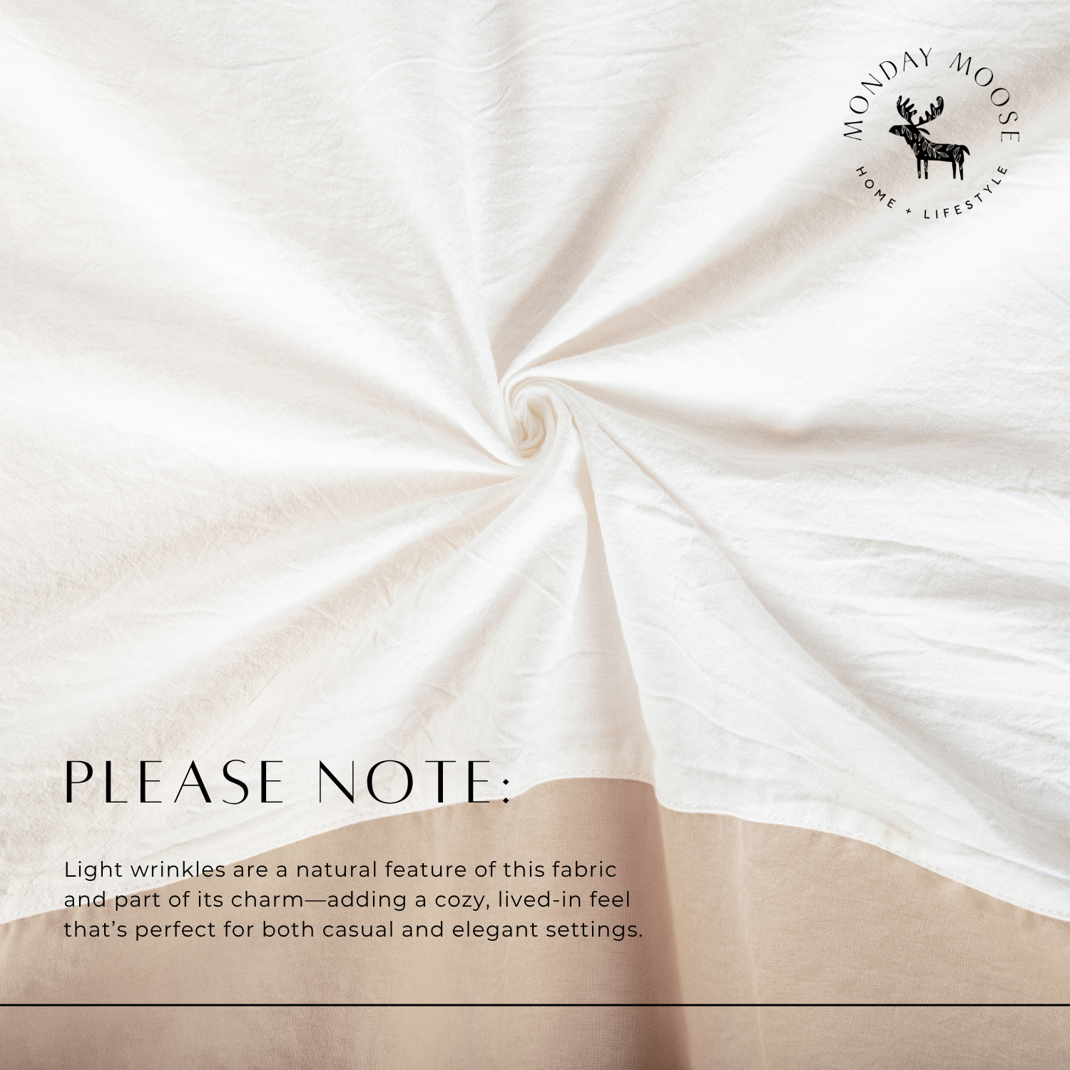 Guaria Tablecloth (White/Beige)