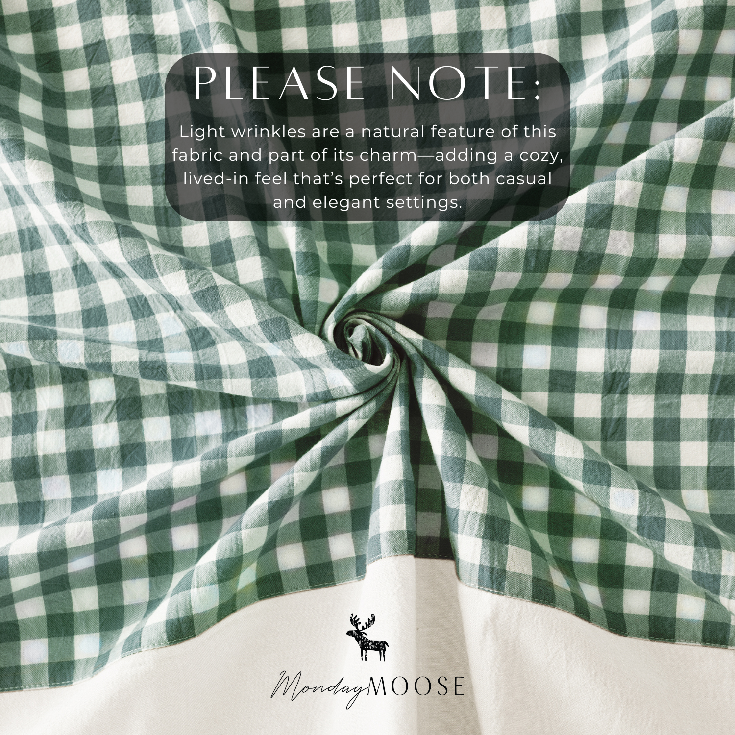 Guaria Tablecloth (Green/White)