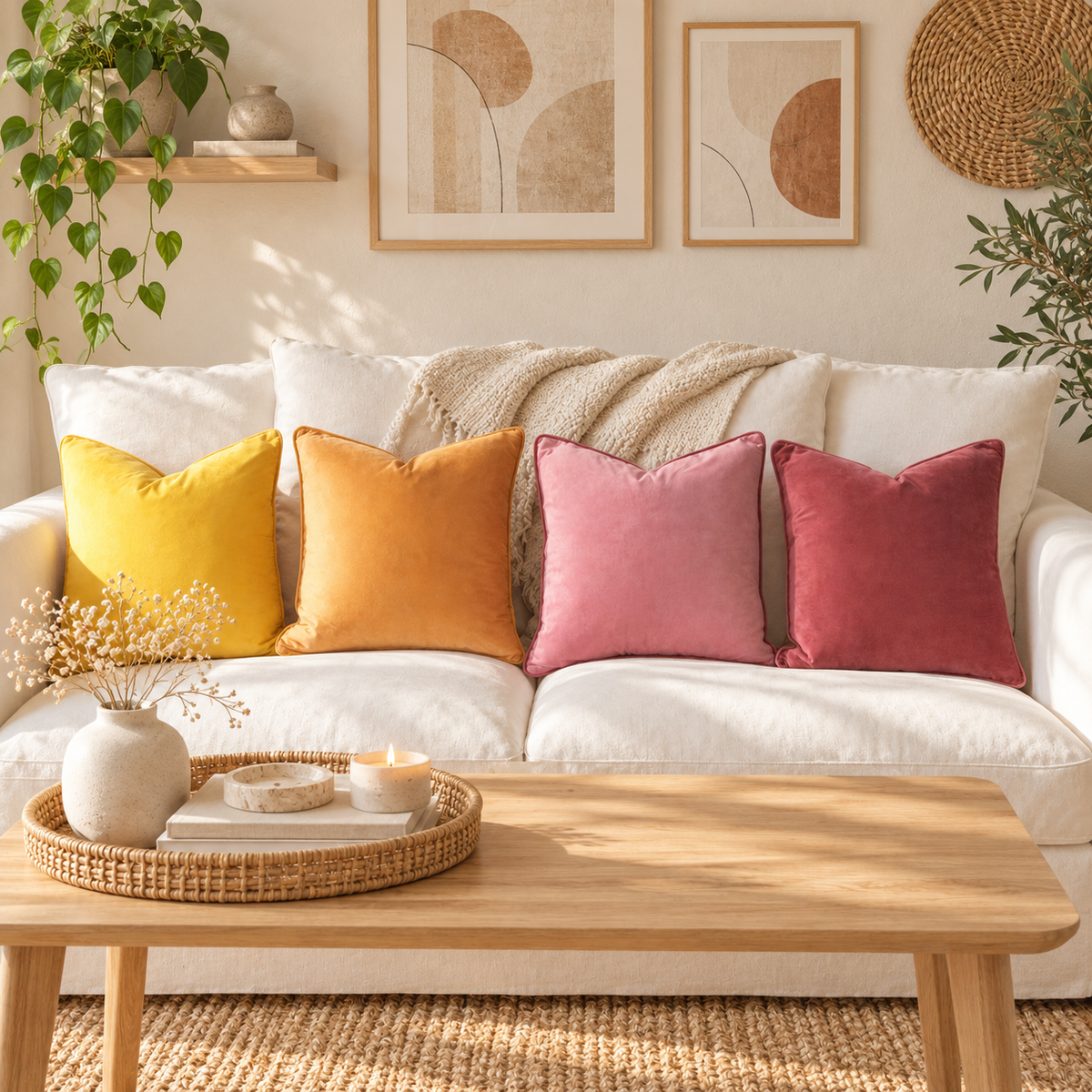 velvet decorative throw pillow covers