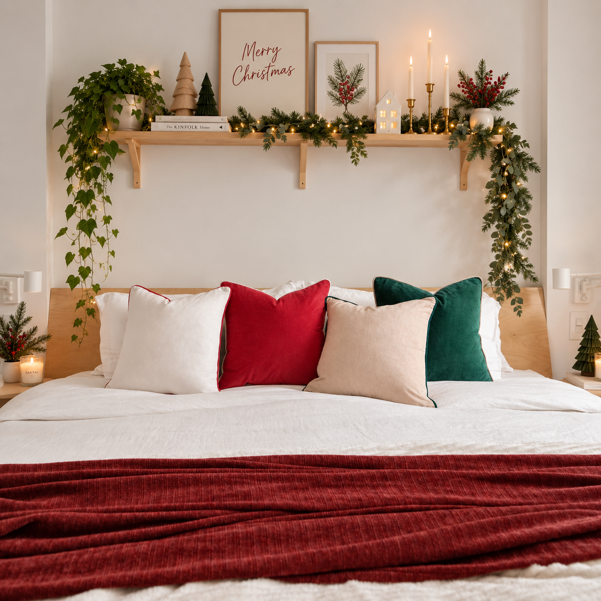 christmas decorative throw pillow covers