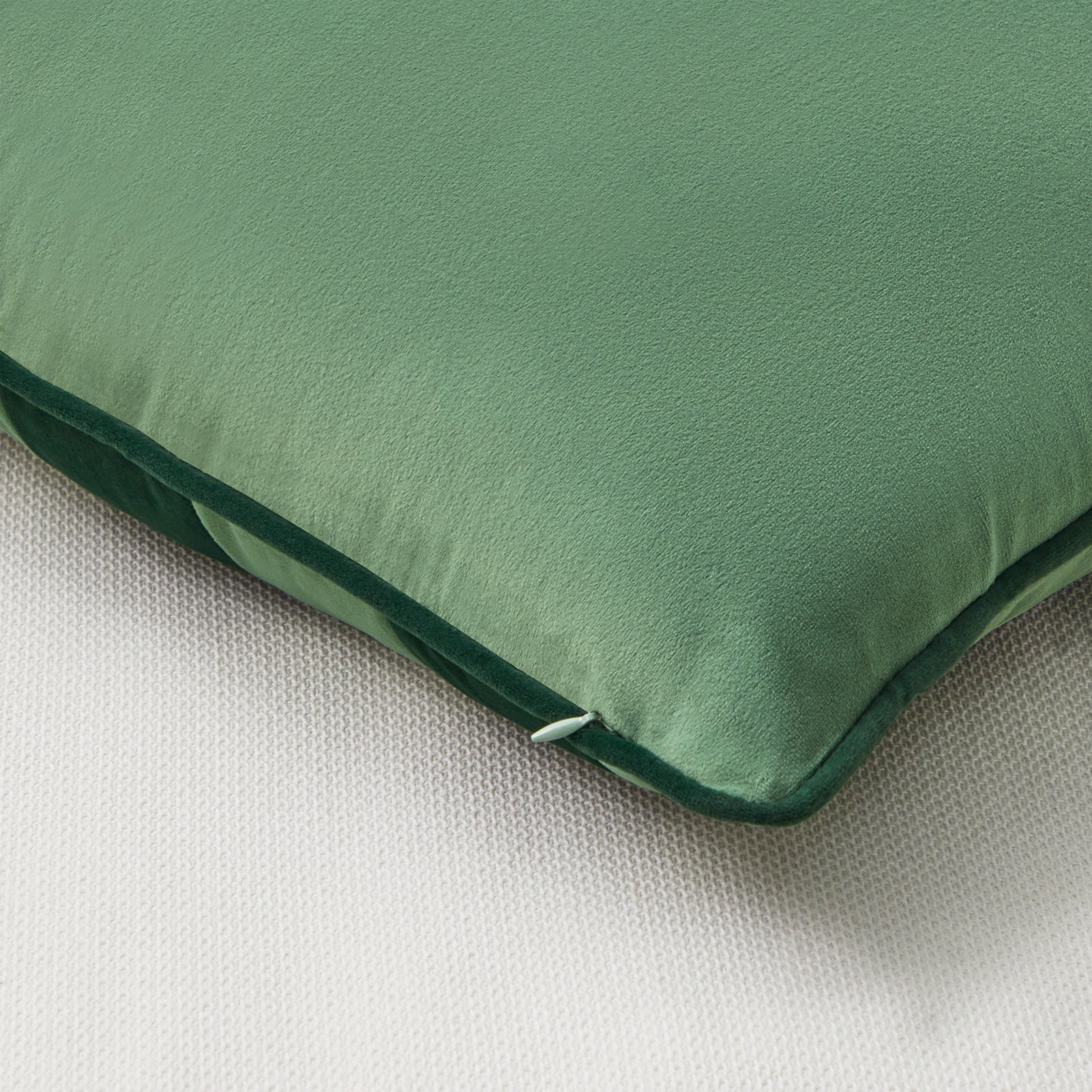 striped velvet pillows set of two green light green