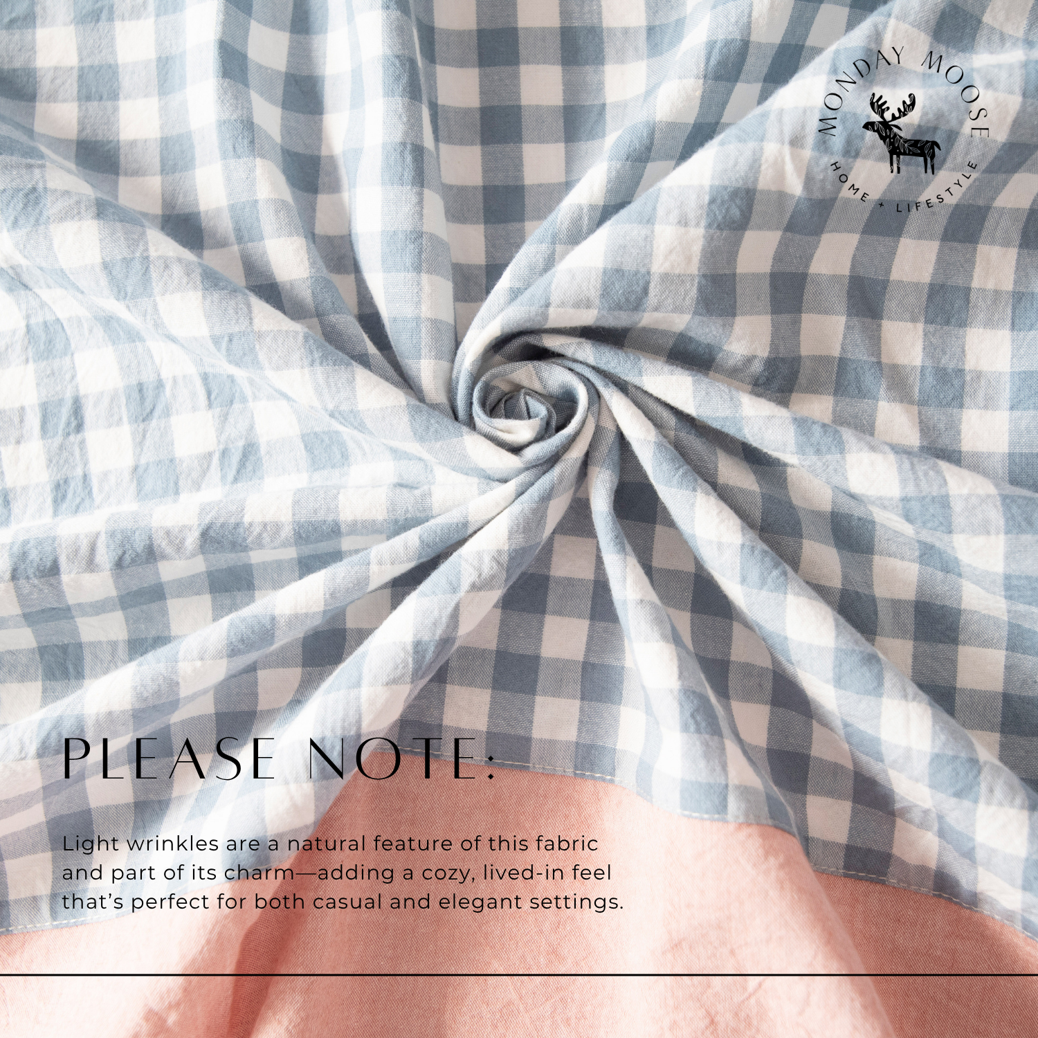 Guaria Tablecloth (Blue/Clay)