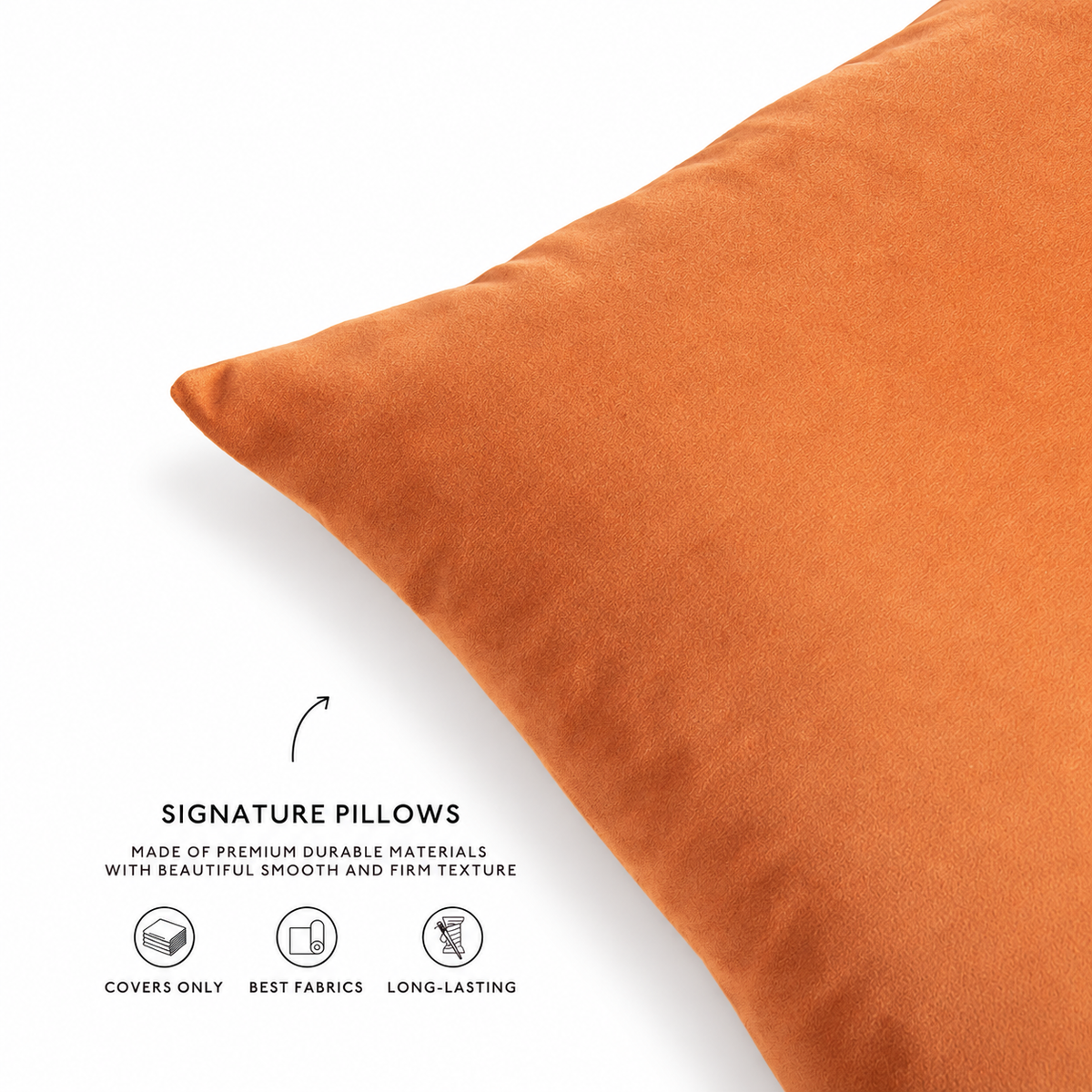 velvet decorative throw pillow covers orange teal yellow beige