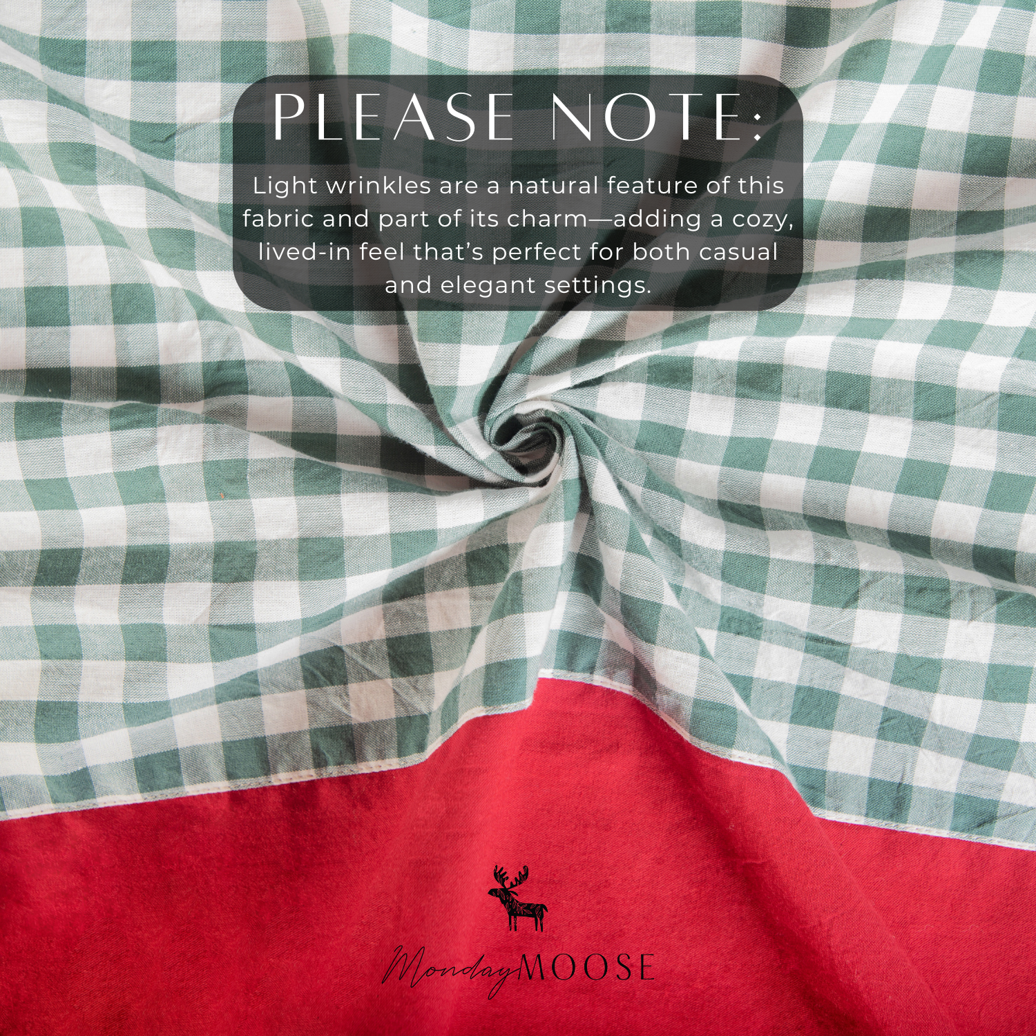 Guaria Tablecloth (Red/Green)