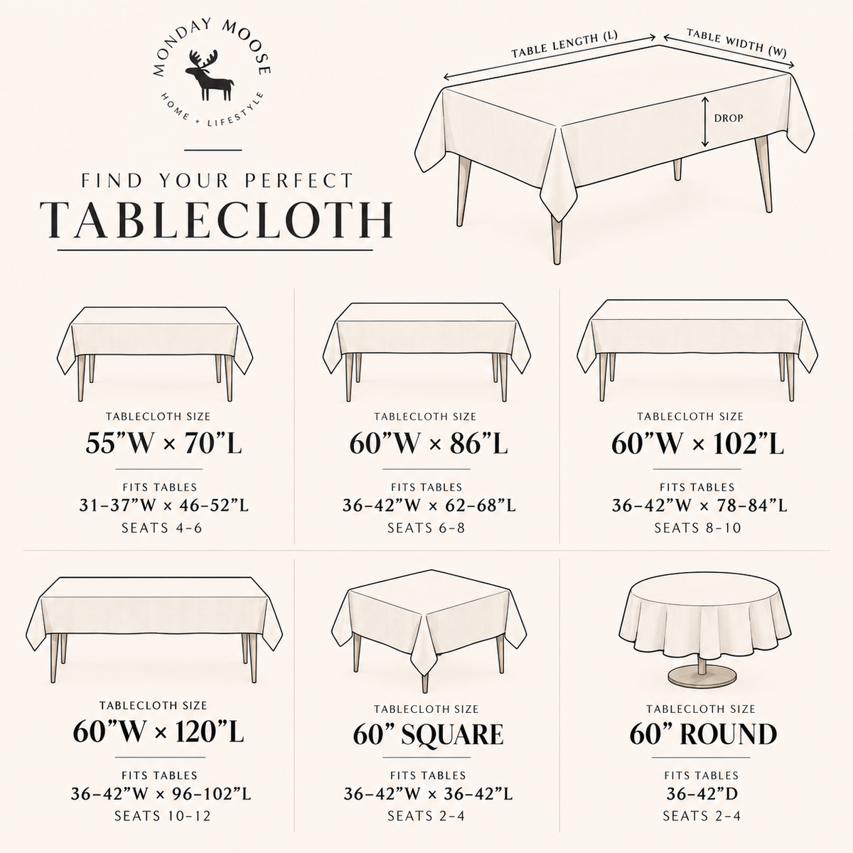 Nacascolo Tablecloth (Light Sage/Olive Green)