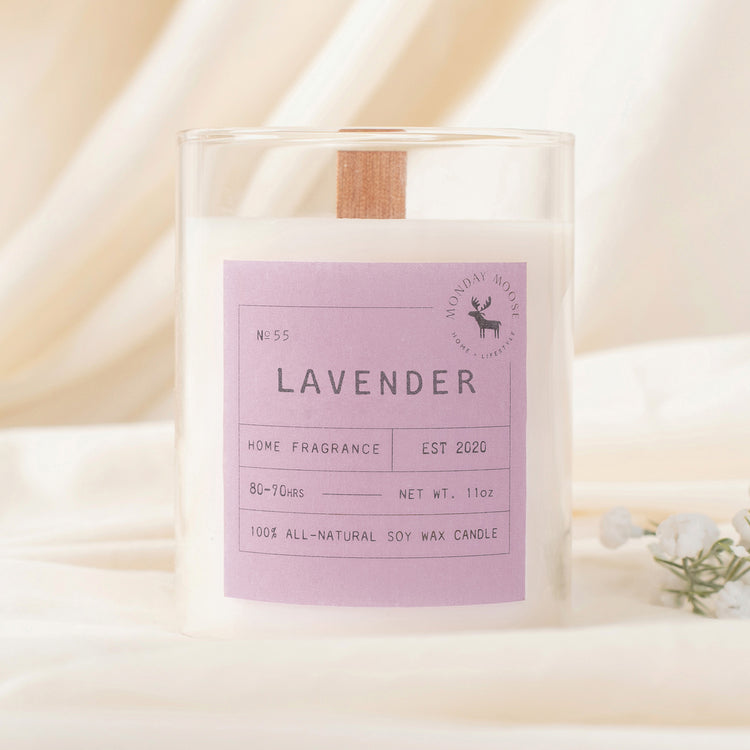 soy wax scented candle home fragrance lavender