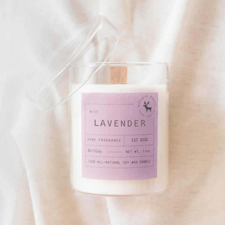 soy wax scented candle home fragrance lavender