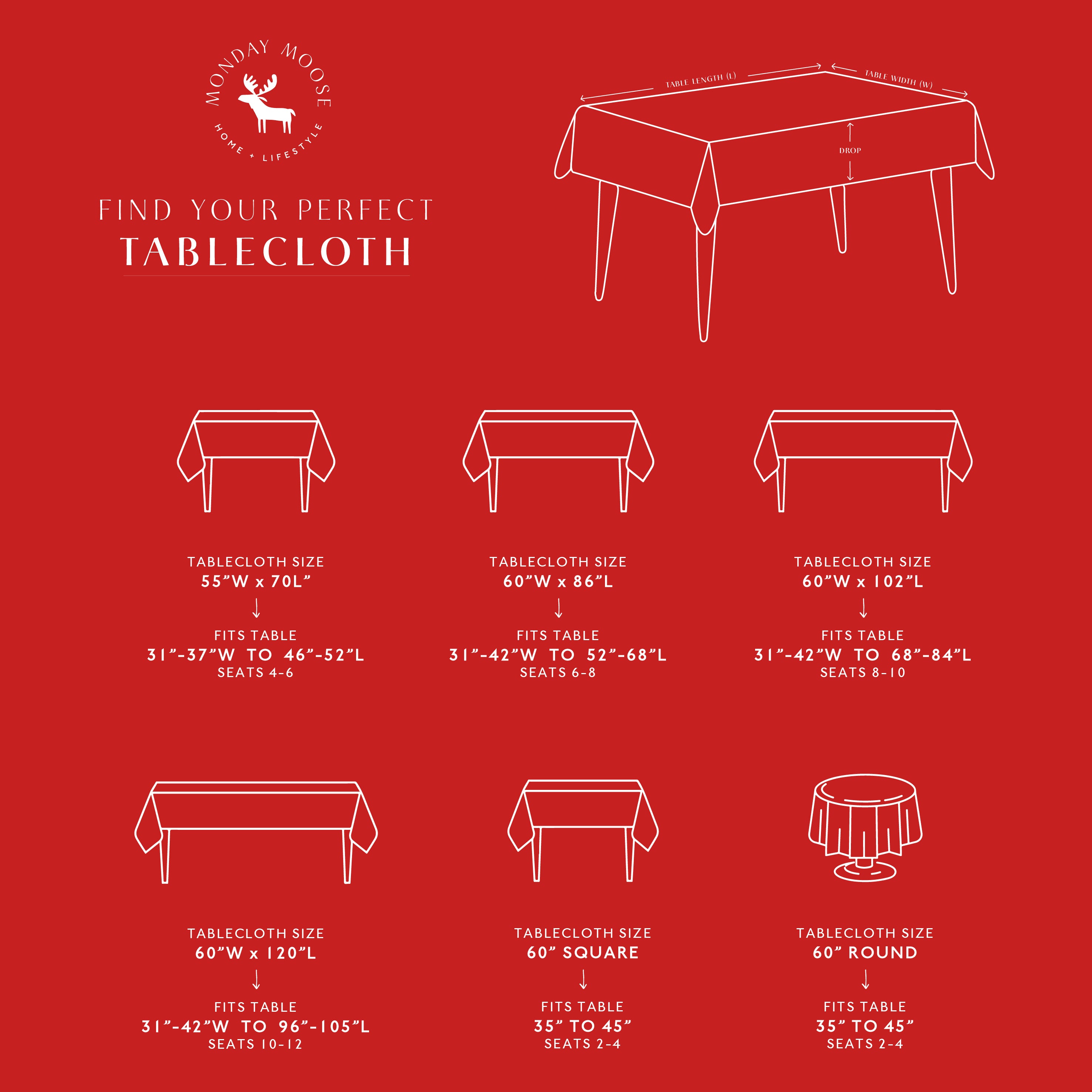 tablecloth gingham plaid buffalo checkered cotton stonewashed red white rectangle