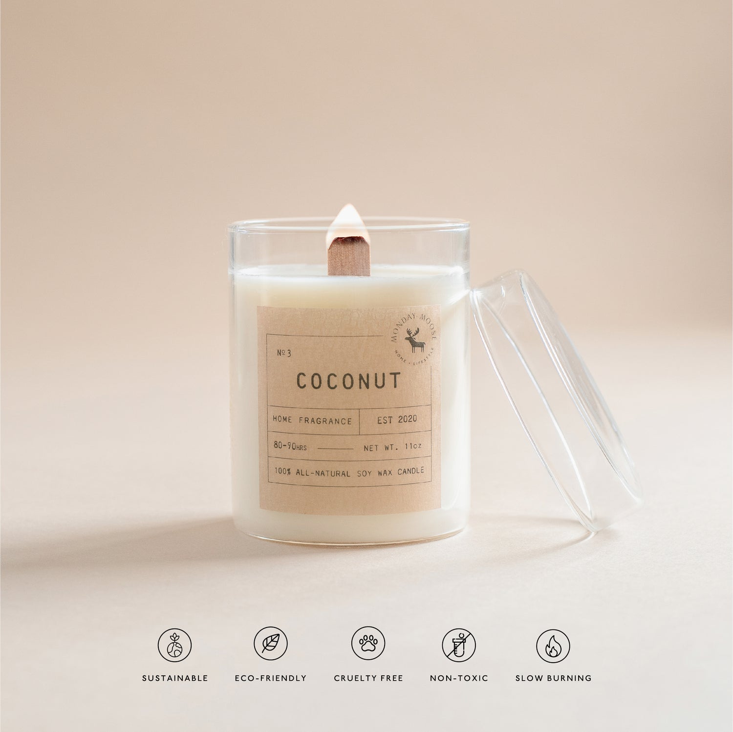 soy wax scented candle home fragrance coconut