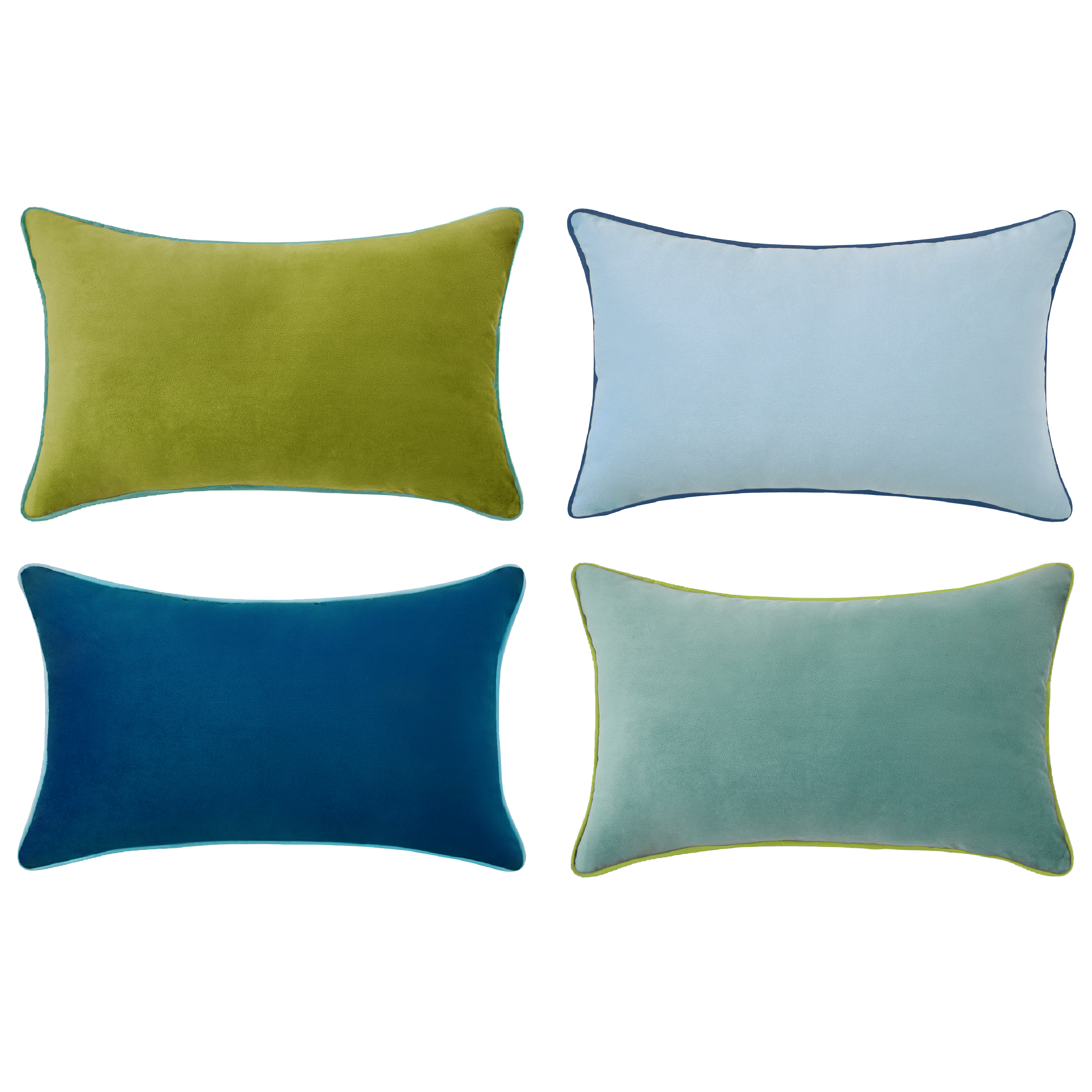 Nebula Pillows (4-Pack) - Blue/Orange | Monday Moose