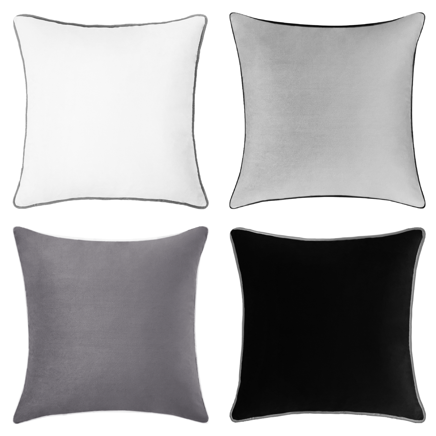 Black and online gray pillows
