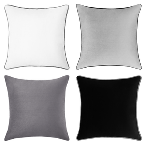 Monteverde Pillows (4-Pack) - Black/White | Monday Moose