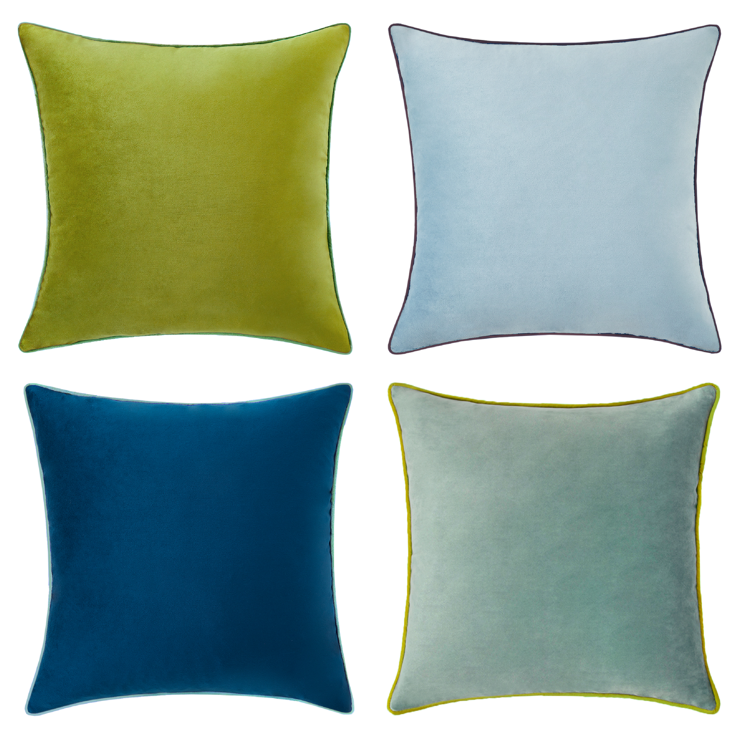 Monteverde Pillows 4 Pack Green Blue Monday Moose