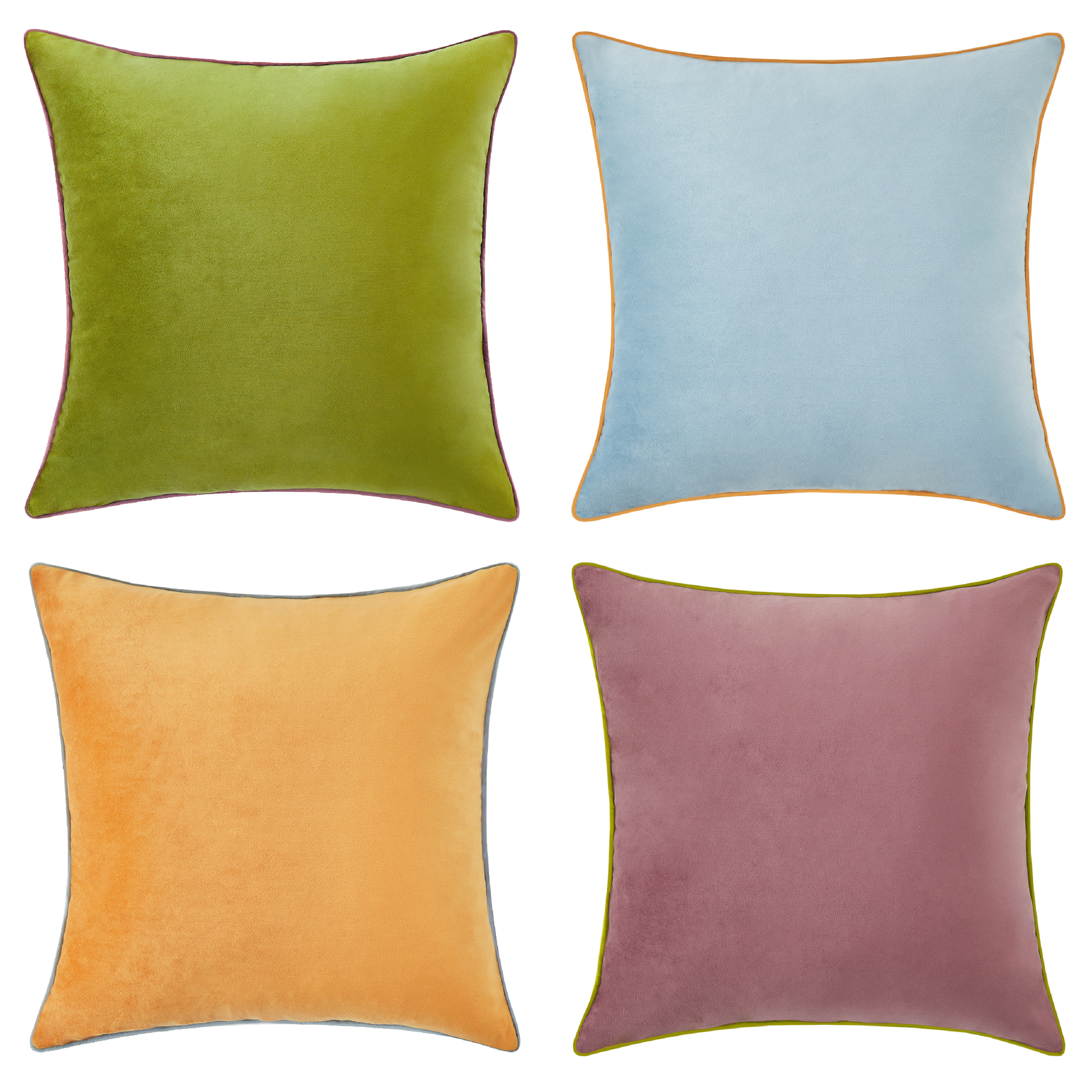 Monteverde Pillows (4-Pack) - Purple/Green | Monday Moose