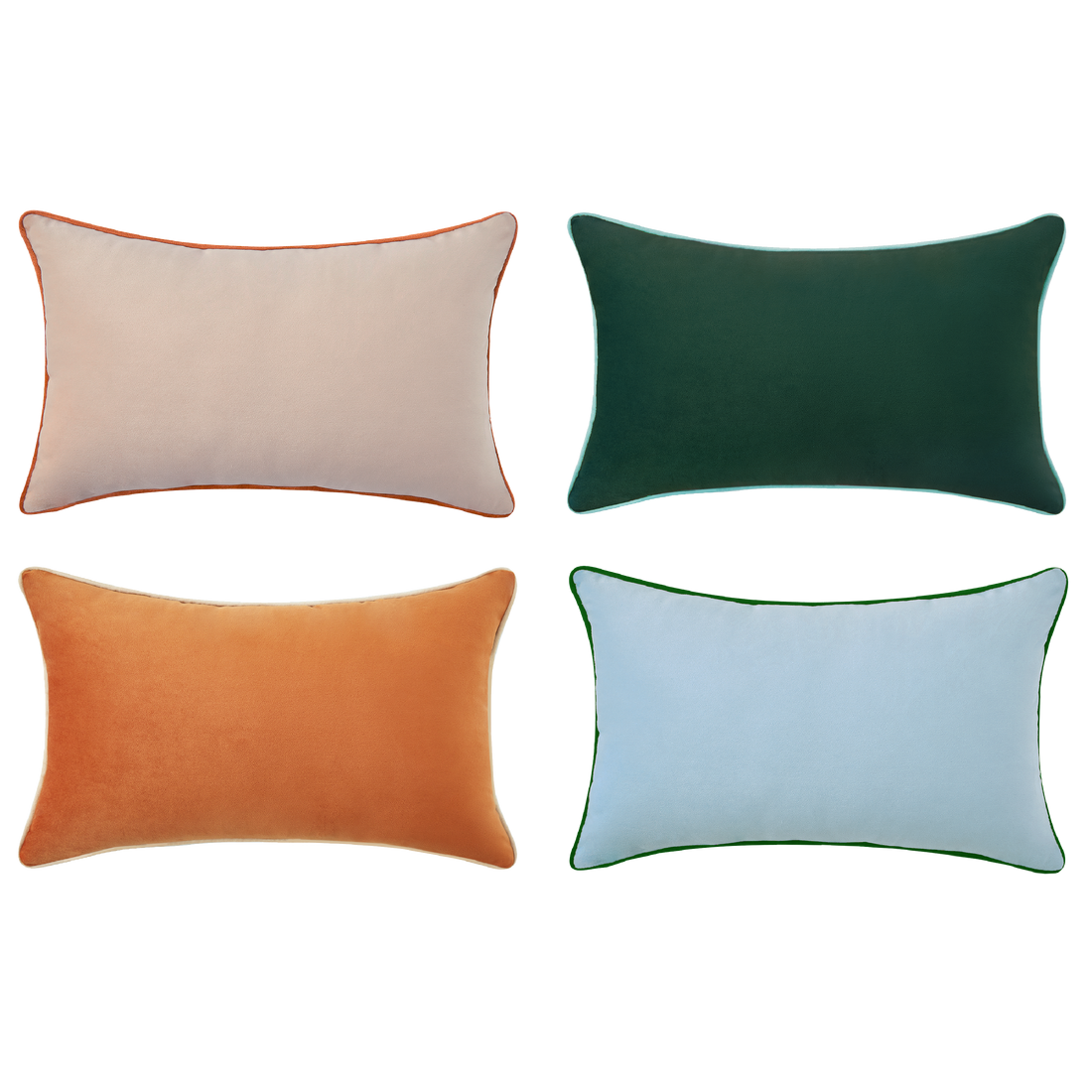 Monteverde Pillows (4Pack) Orange/Green Monday Moose