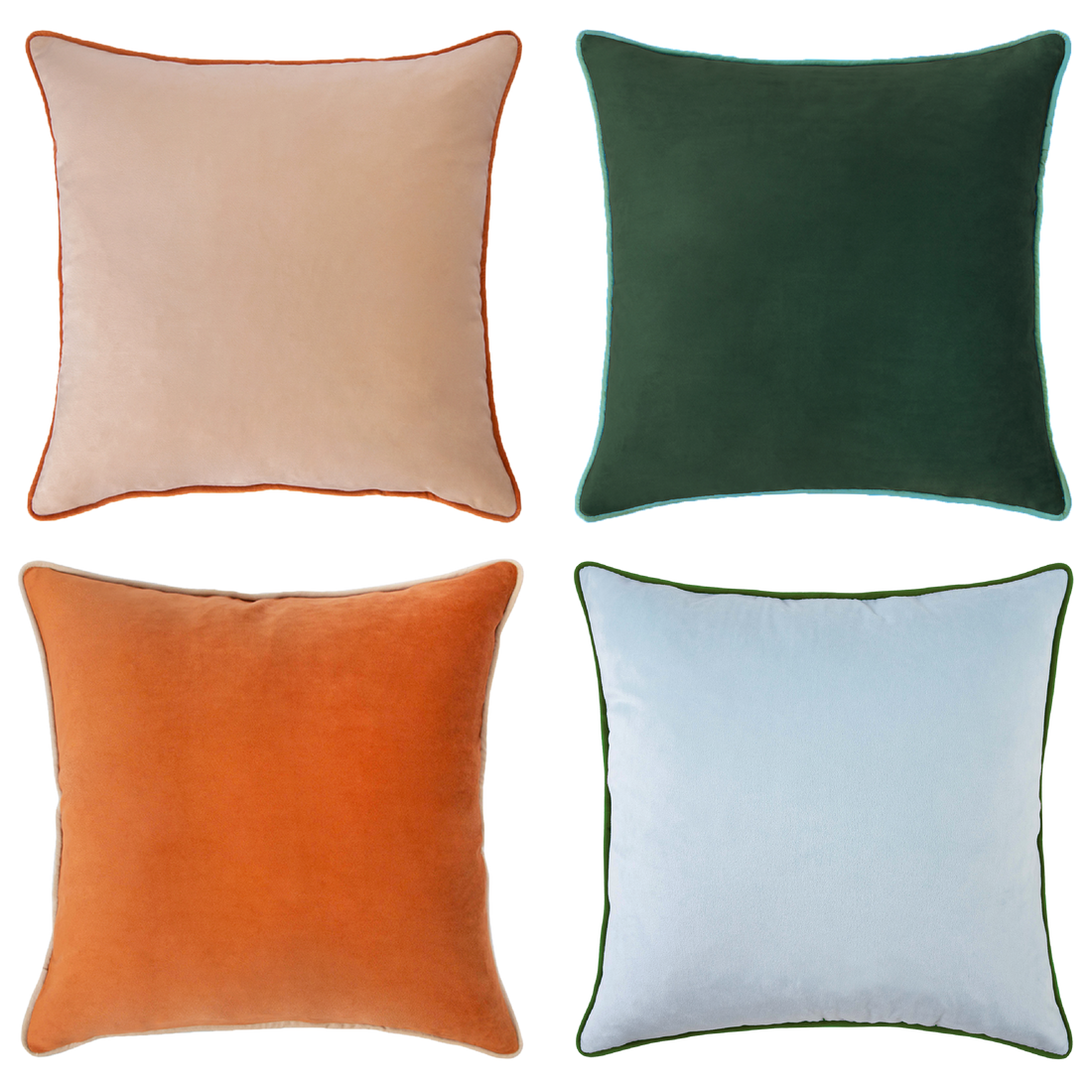 Monteverde Pillows (4Pack) Orange/Green Monday Moose