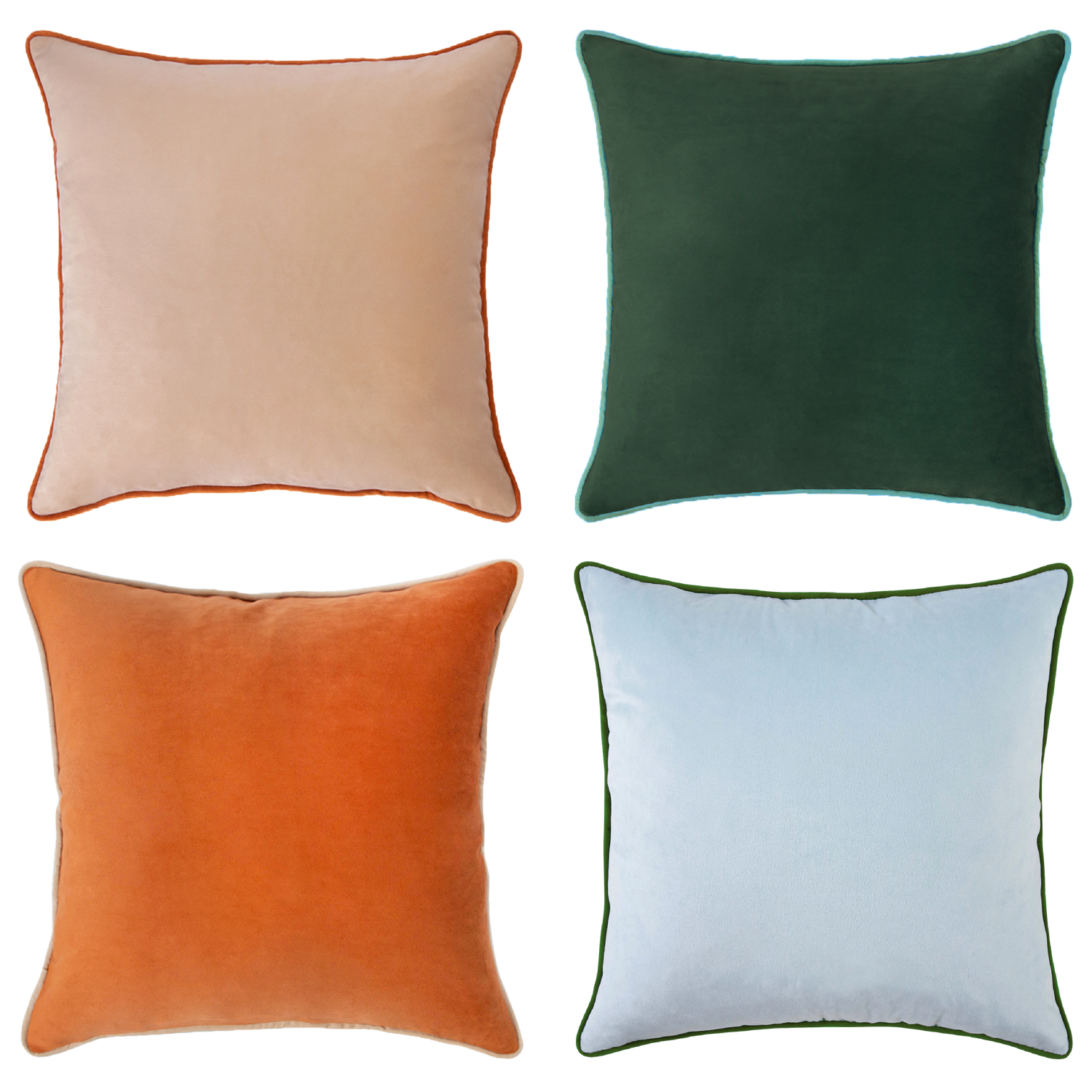 Orange/teal Pillow Cover, Decor Pillow, Throw Pillow, Decorative