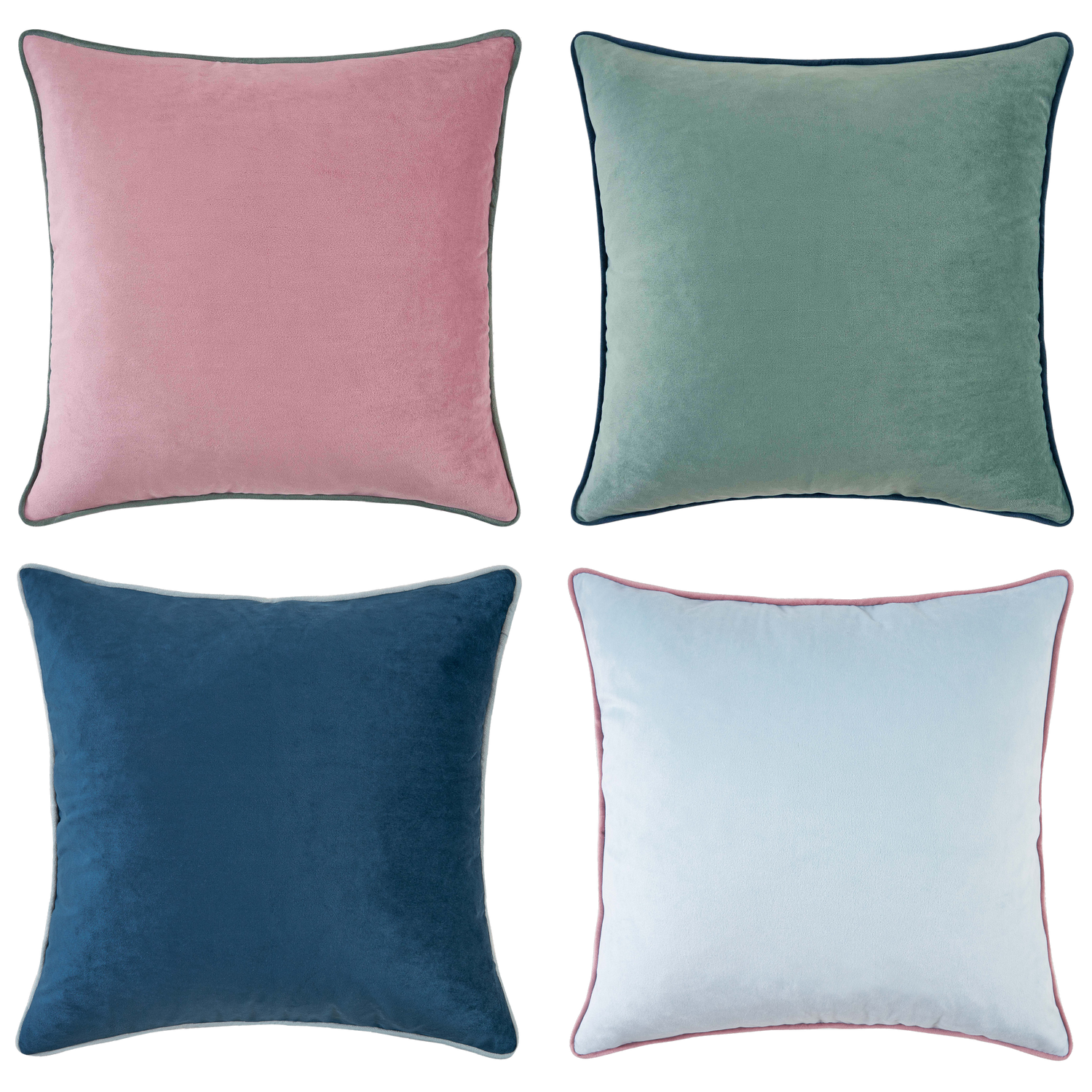 Monteverde Pillows 4 Pack Pink Blue Monday Moose