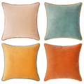 Monteverde Pillow Covers (4-Pack) - Orange/Teal