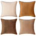 Monteverde Pillow Covers (4-Pack) - Brown/Beige